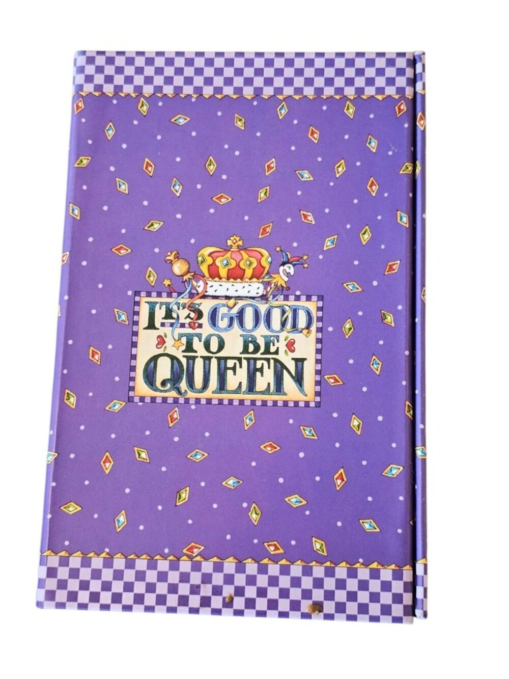 Y2K‎ Mary Engelbreit Foldout Organizer Address Book Tri-Fold Queen Notes NWOB